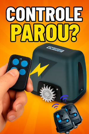 Imagem de um motor de portão eletrônico