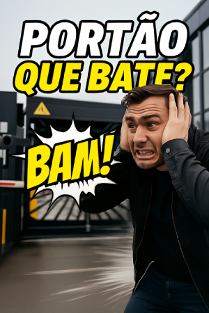 Imagem de um motor de portão eletrônico