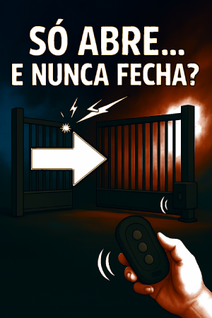 Imagem de um motor de portão eletrônico